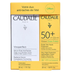 Caudalie Vinoperfect Serum Promo Set, Πακέτο Προσφοράς με Ορό Προσώπου κατά των Καφε Κηλίδων 30ml & Δώρο Αντηλιακό SPF50 20ml