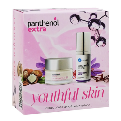 Panthenol Extra Σετ Youthful Skin Ενυδάτωση (Αντιρυτιδικός ορός 30ml+Ενυδατική Κρέμα Με Spf 15 50ml)