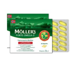 Moller’s Forte Κάψουλες Για ενήλικες και μεγάλα παιδιά 30 κάψουλες