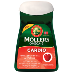 Moller’s Cardio συμπυκνωμένο ιχθυέλαιο 60 Μαλακές Κάψουλες
