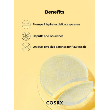 COSRX Advanced Snail Hydrogel Eye Patch – Επιθέματα ματιών υδρογέλης με σαλιγκάρι 60 Patches