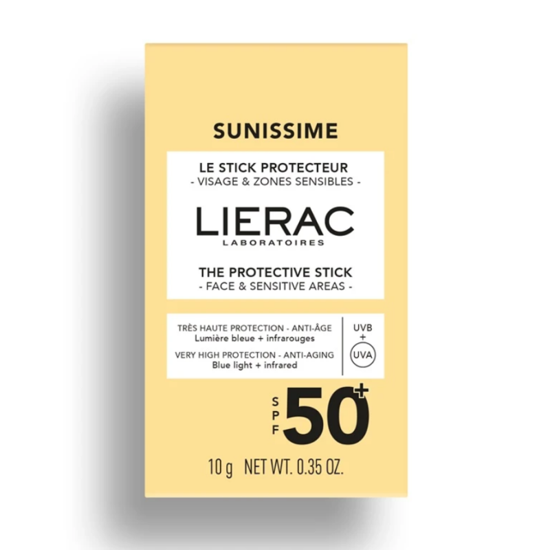 Lierac Sunissime Protective Αντηλιακό Stick Προσώπου SPF50+ 10ml
