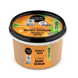 Organic Shop, Body scrub Sicilian Orange, Scrub σώματος, Πορτοκάλι, 250ml