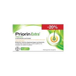 Priorin Extra - Συμπλήρωμα Διατροφής για την Υγεία των Μαλλιών -20% 30 Κάψουλες