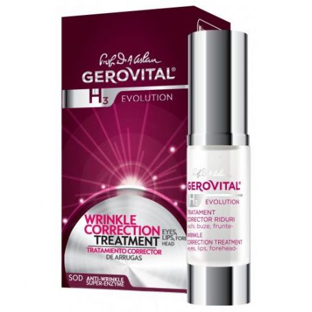 Gerovital H3 Evolution Αντιρυτιδική Κρέμα (Μάτια - Χείλη - Μέτωπο) 15ml