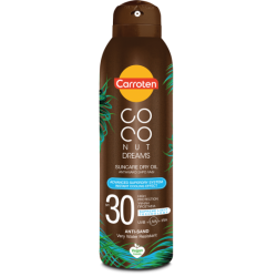 Carroten Coconut Dreams Suncare Dry Oil, Αντηλιακό Ξηρό Λάδι Μαυρίσματος SPF30+, 150ml
