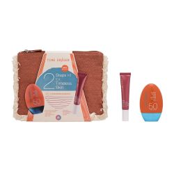 Panthenol Extra Time Eraser 2 Steps Kit for Timeless Skin -Έγχρωμο Αντηλιακό 50ml & Ορός Κατά των Πανάδων 20ml & Δώρο Νεσεσέρ