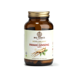 Bio Tonic Panax Ginseng Λίμπιντο, Καρδιά, Αντοχή 200 mg 60 Vegan Κάψουλες