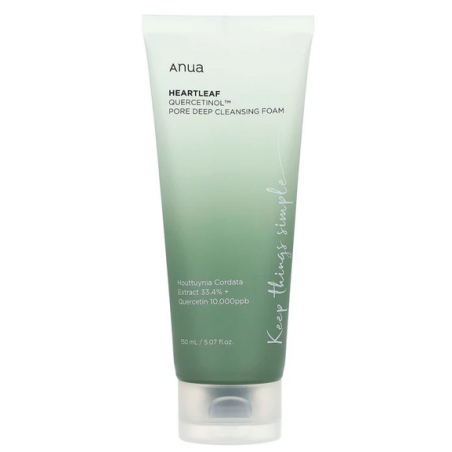 Anua Heartleaf Quercetionl Pore Deep Cleansing Foam Αφρός για καθημερινό βαθύ καθαρισμό 150ml