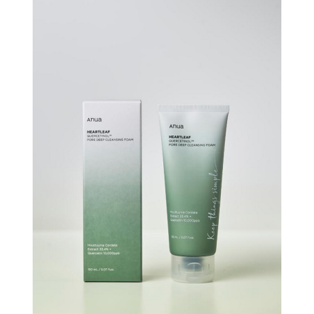 Anua Heartleaf Quercetionl Pore Deep Cleansing Foam Αφρός για καθημερινό βαθύ καθαρισμό 150ml