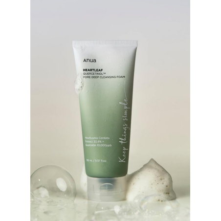 Anua Heartleaf Quercetionl Pore Deep Cleansing Foam Αφρός για καθημερινό βαθύ καθαρισμό 150ml