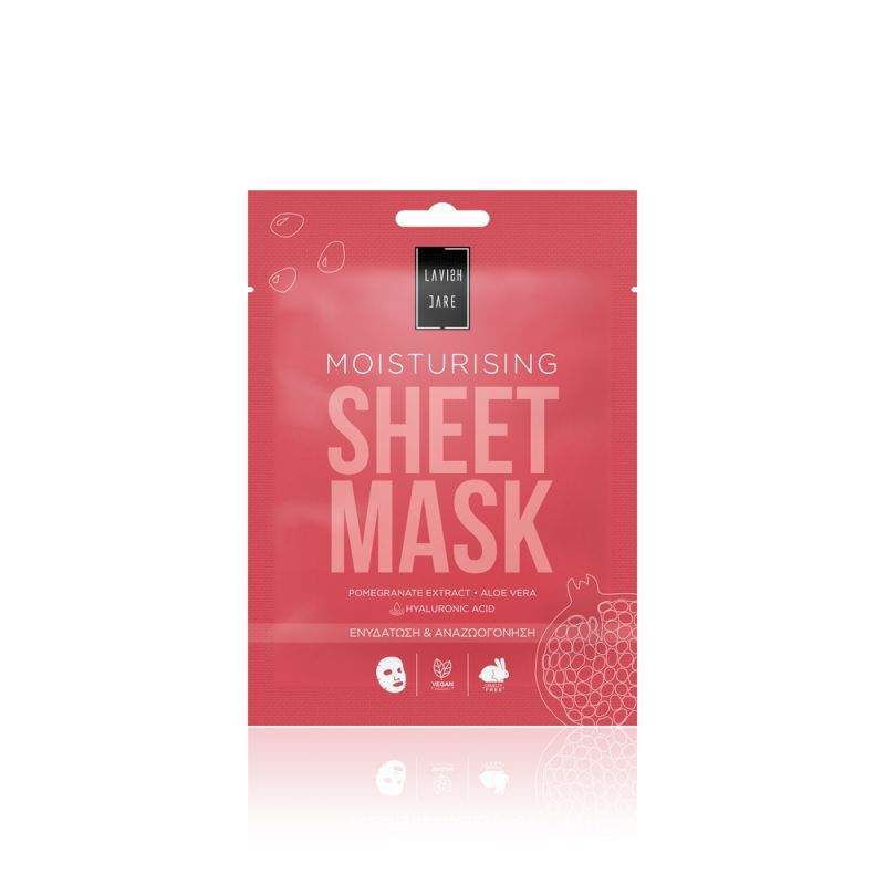 Lavish Care Moisturising Face Sheet Mask Μάσκα Προσώπου Ενυδάτωσης 25g