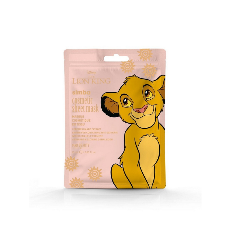 Mad Beauty Cosmetic Sheet Mask Simba 25ml