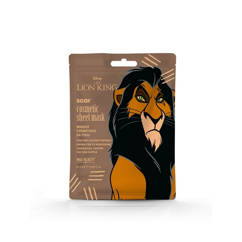 Mad Beauty Lion King Cosmetic Sheet Mask Scar 25ml