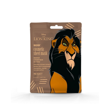 Mad Beauty Lion King Cosmetic Sheet Mask 4x25ml