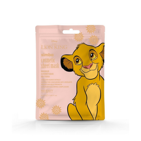 Mad Beauty Lion King Cosmetic Sheet Mask 4x25ml