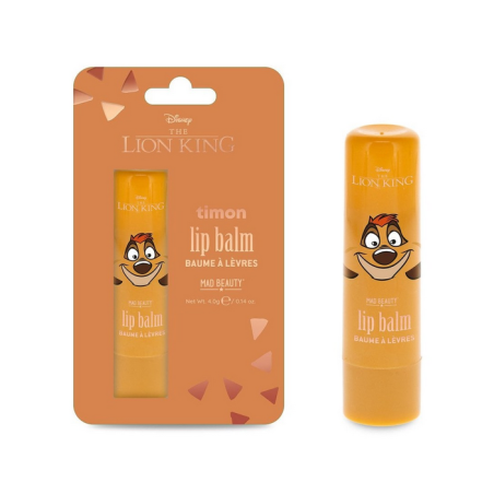 Mad Beauty Lion King Lip Balm Timon Με Άρωμα Καρύδα 4.0g