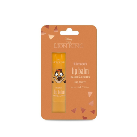 Mad Beauty Lion King Lip Balm Timon Με Άρωμα Καρύδα 4.0g