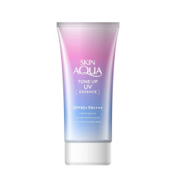 Rohto Mentholatum Skin Aqua Tone Up UV Essence Aδιάβροχο αντιηλιακό για φωτεινό και ομοιόμορφο δέρμα 80g