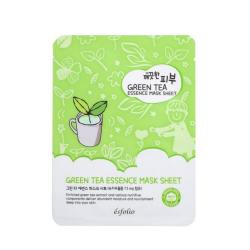Esfolio Pure Skin Green tea Essence Mask Sheet Μάσκα με πράσινο τσάι 25ml