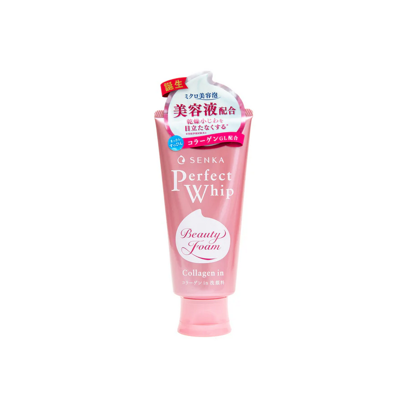 Senka Shiseido Perfect Whip Collagen Cleansing Foam Αφρός καθαρισμού με κολλαγόνο 120g