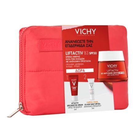 Vichy Promo Liftactiv B3 Specialist Anti-Dark Spots με SPF50 50ml ΔΩΡΟ Ορός B3 Serum 5ml & UV Age Daily spf50+ 3ml