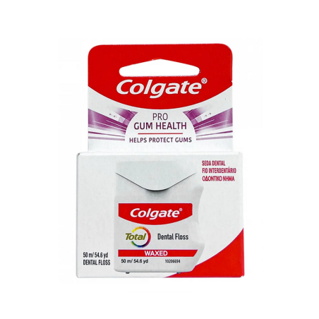 Colgate Pro Gum Health Waxed Οδοντικό Νήμα με Κερί 50m 1τμχ