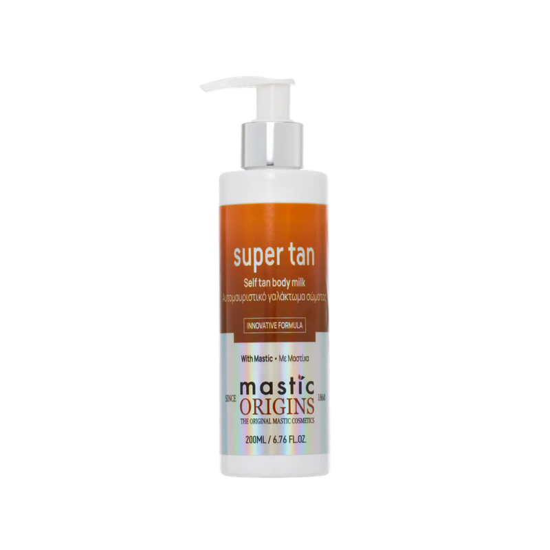 Mastic Origins Supertan Self Tan Body Milk Αυτομαυριστικό Γαλάκτωμα Σώματος 200ml