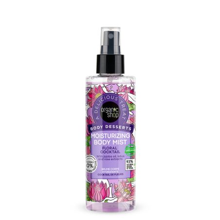 Organic Shop Body Desserts Floral Cocktail Ενυδατικό Body Mist 200ml