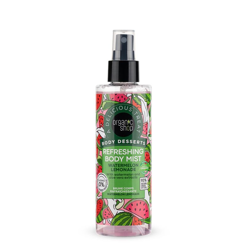 Organic Shop Body Desserts Watermelon Lemonade Αναζωοηονητικό Body Mist 200ml