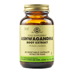 Solgar Ashwagandha Root Extract Vegetable 60 Capsules