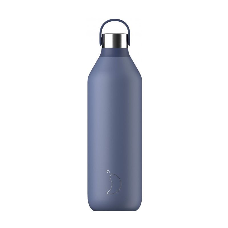 Chilly's Series 2 Whale Blue Reusable Bottle 1L