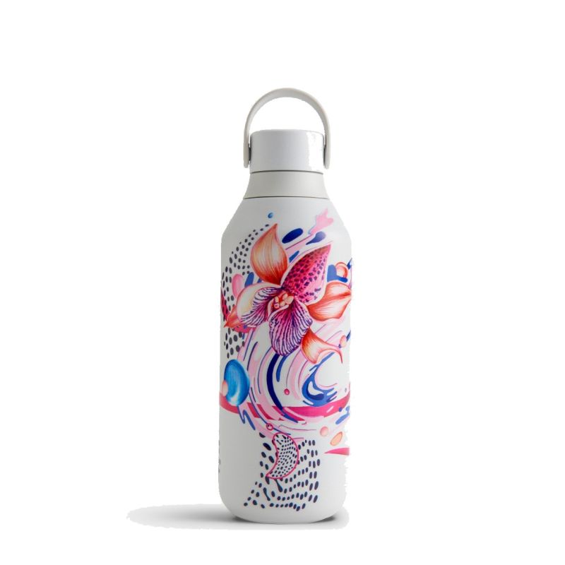 Chilly's Series 2 Urban Murals Orchid Reusable Bottle 500ml