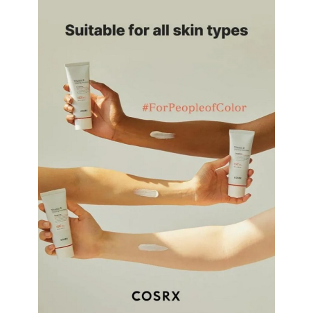 Cosrx Vitamin E Vitalizing Sunscreen SPF 50+ Αντιηλιακό με υψηλή προστασία που ρυθμίζει την λιπαρότητα 50ml