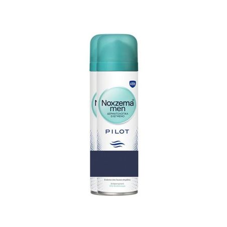 Noxzema Spray Pilot Αποσμητικό με ρυθμιστές εφίδρωσης 2x150ml