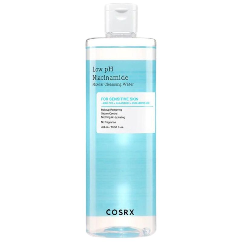 Cosrx Low pH Niacinamide Micellar Cleansing water Νερό καθαρισμού με χαμηλό pH για ευαίσθητες επιδερμίδες 400ml