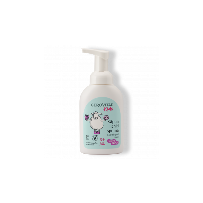 Gerovital Foam Liquid Soap Berry Party Kids 3+ 300ml