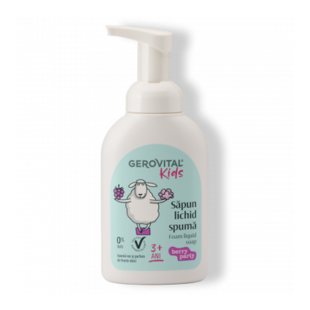 Gerovital Foam Liquid Soap Berry Party Kids 3+ 300ml