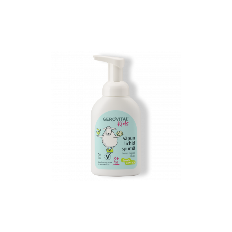 Gerovital Foam Liquid Soap Fresh Energy Kids 3+ 300ml