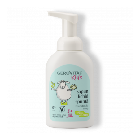 Gerovital Foam Liquid Soap Fresh Energy Kids 3+ 300ml