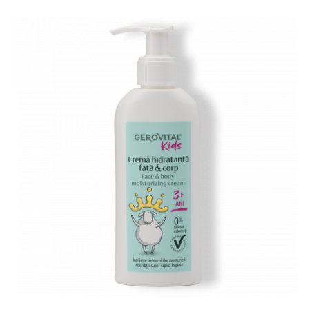 Gerovital Face & Body Moisturizing Cream Kids 3+ 150ml