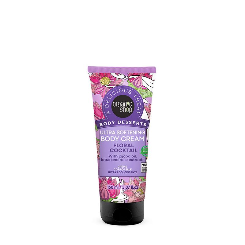 Organic Shop Body Desserts κρέμα σώματος Floral Cocktail 150ml