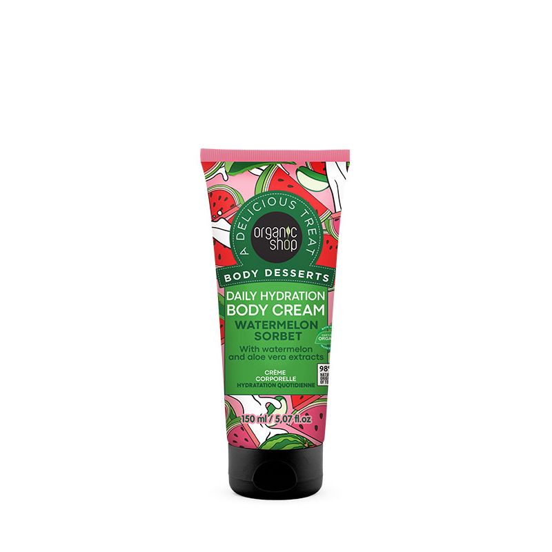 Organic Shop Body Desserts κρέμα σώματος Watermelon Sorbet 150ml