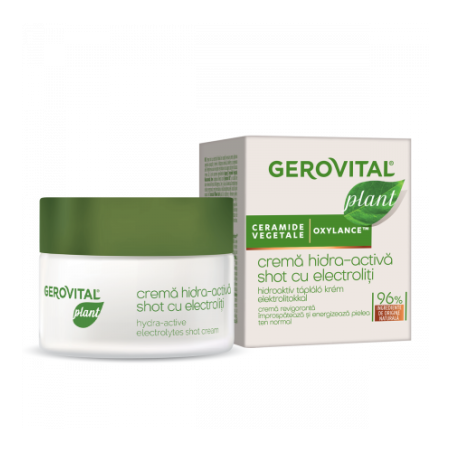 Gerovital Plant Ενυδατική Κρέμα Με Ηλεκτρολύτες 50ml