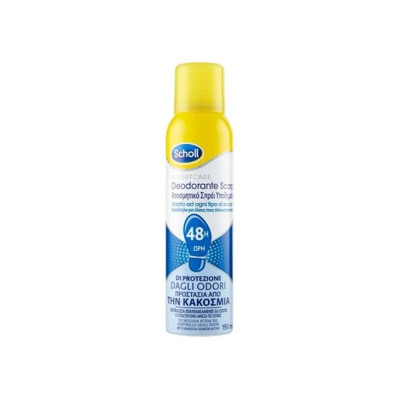 Scholl Expert Care Αποσμητικό Σπρέι Υποδημάτων 48ωρης Προστασίας 150ml