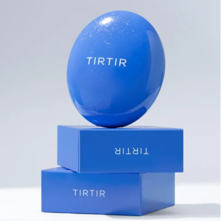 TIRTIR Mask Fit Cool Blue Sun Cushion SPF 50 UV Cut Cool Brilliant 18g