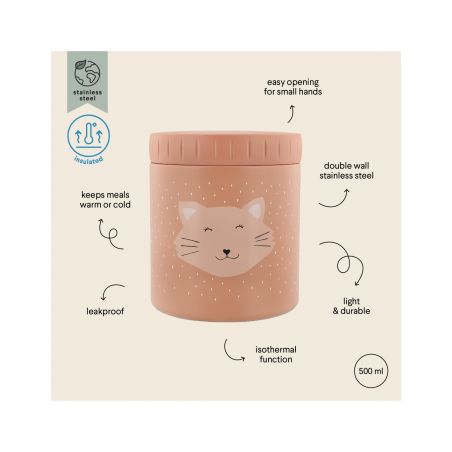 Trixie Insulated Lunch Pot Mrs. Cat 500ml