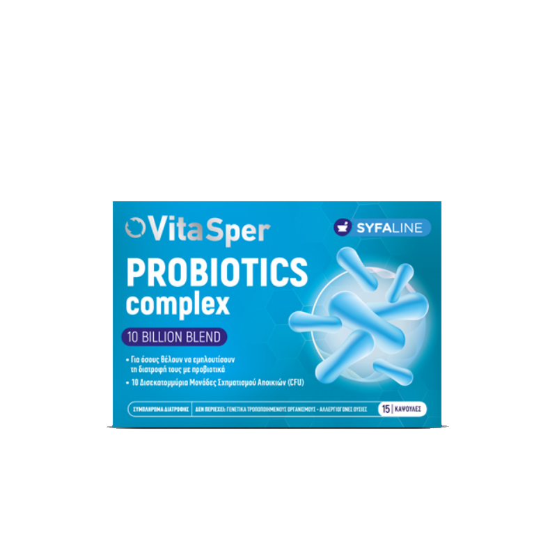 Vitasper Probiotics Complex 10 Billion blend 15 Κάψουλες