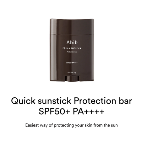 Abib Quick Sunstick Protection Bar SPF50+ PA++++ Stick Filter Cream 22g