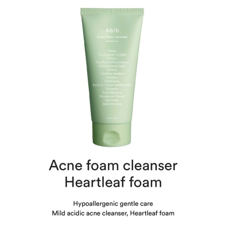 Abib Acne foam cleanser Heartleaf foam 150ml